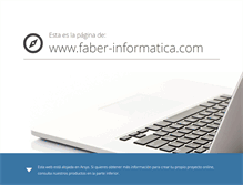 Tablet Screenshot of faber-informatica.com